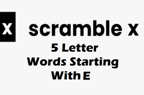 5 letter words starting with e